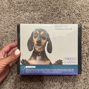 Remote dog training collar